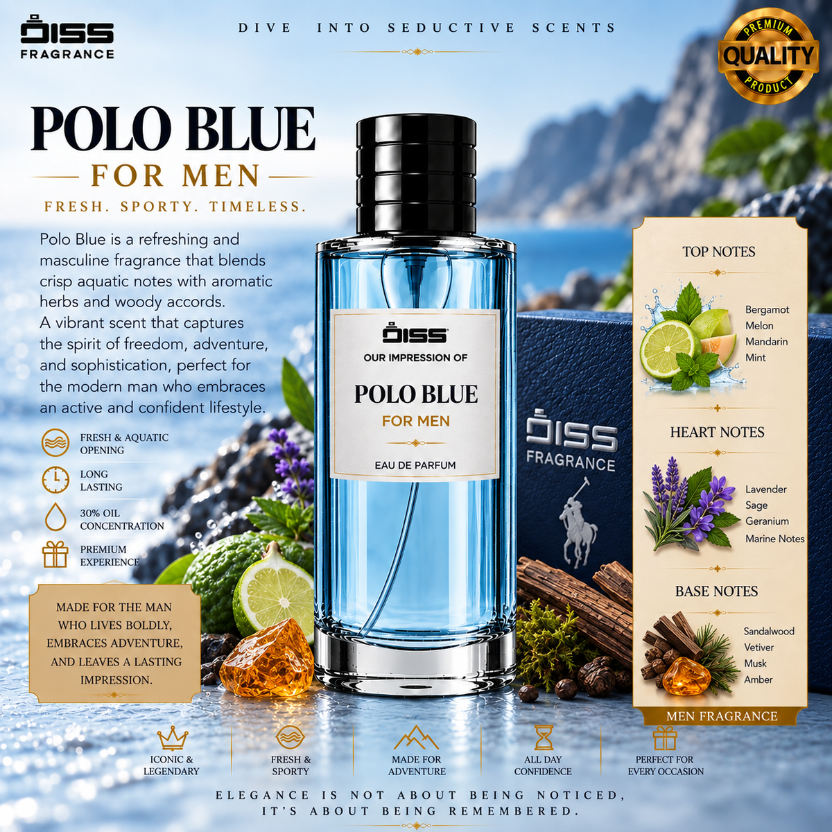 Our Impression Of Polo Blue - For Men