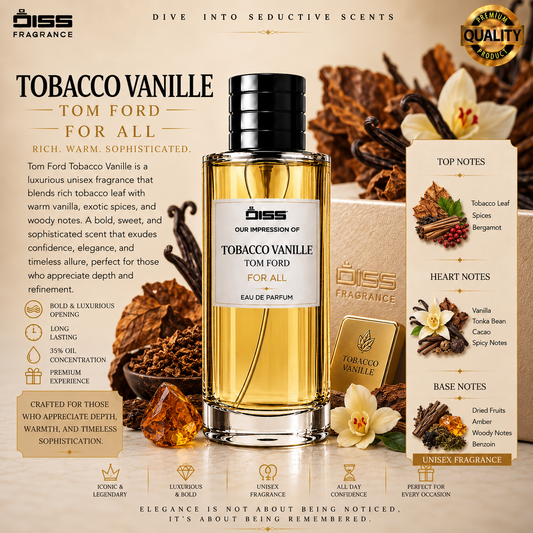 Our Impression Of Tom Ford Tobacco Vanille - Unisex