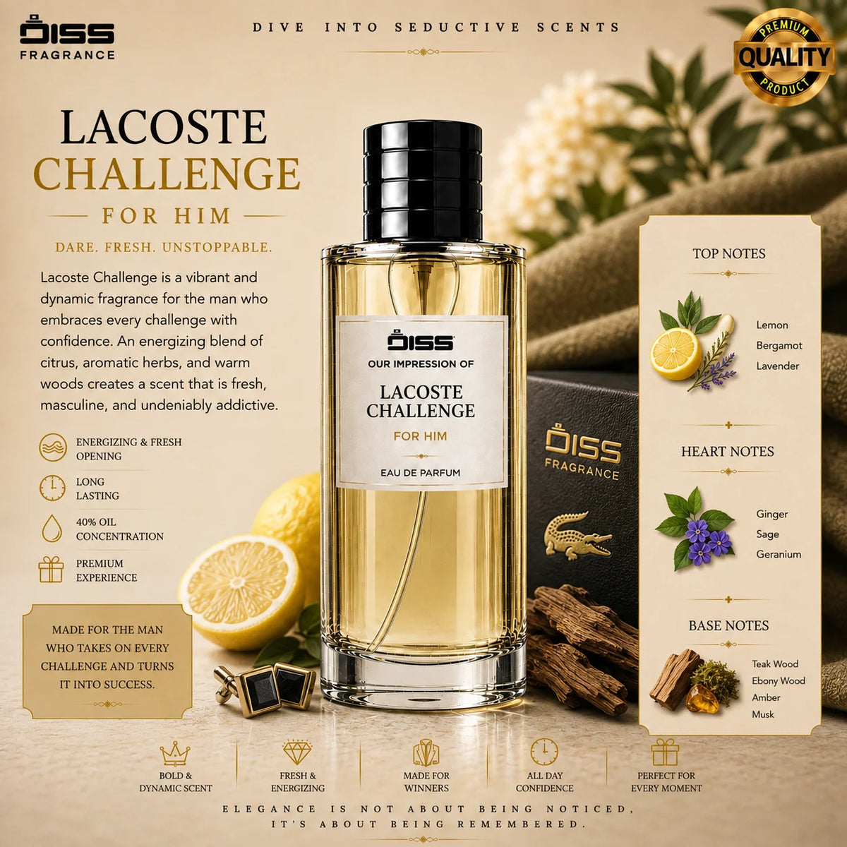 Our Impression Of Lacoste Challange - For Men